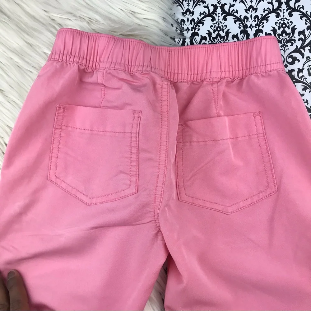 GAP kid’s : Girl’s : size : 7 : lightweight pink barbiecore utility cargo pants